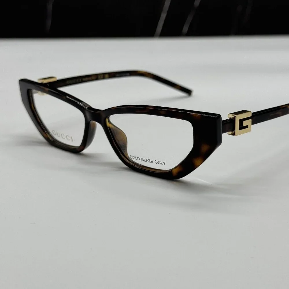 NEW GUCCI EYEGLASSES GG1683O 003 WOMEN HAVANA EYEWEAR GUCCI